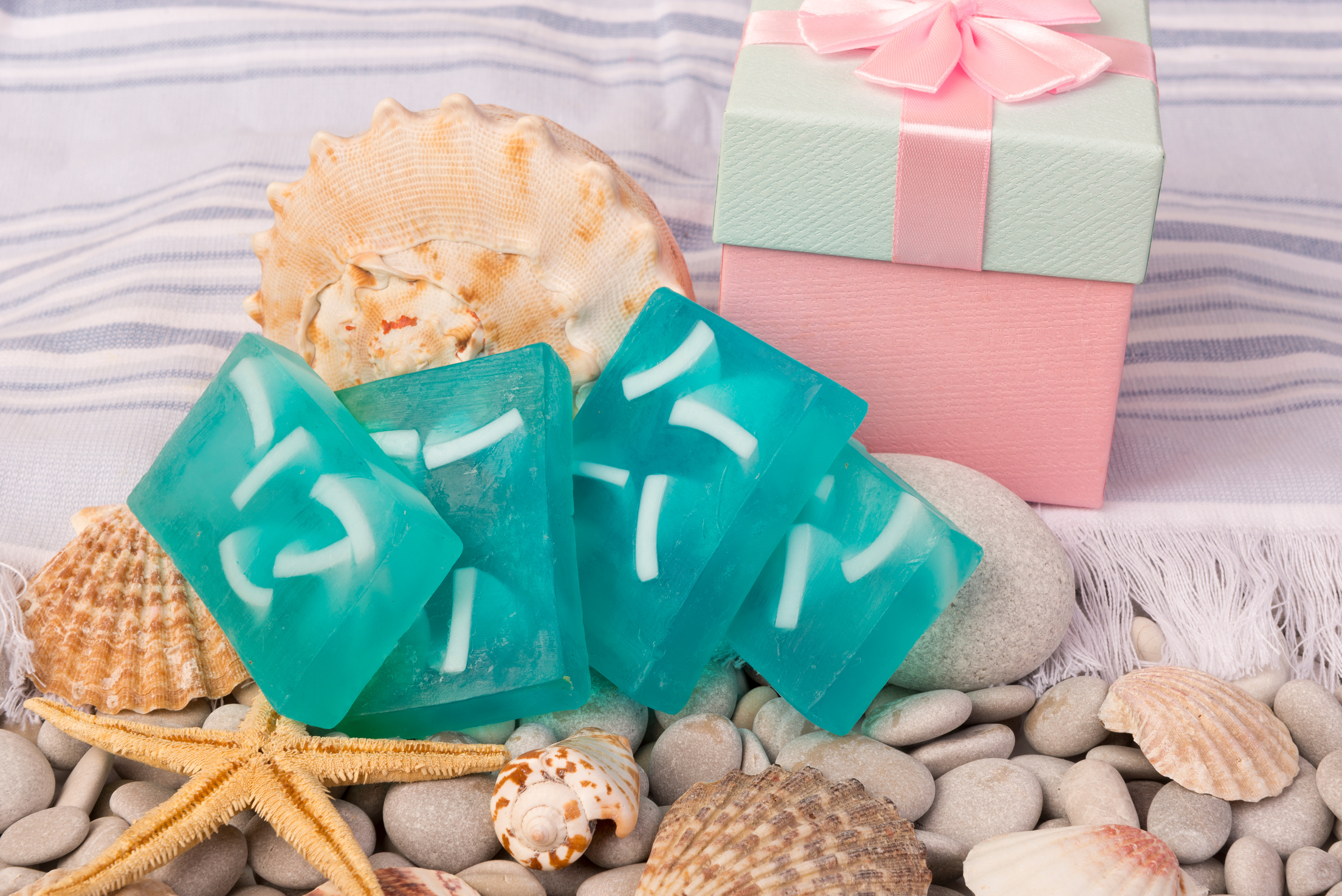 Ocean soap. Herbal soap. Hand made soap. Home made soap. Organic soap.